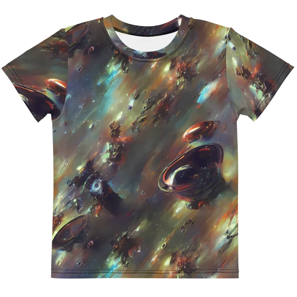 Chaos Crescendo on Kids Crew Neck T-Shirt — Front
