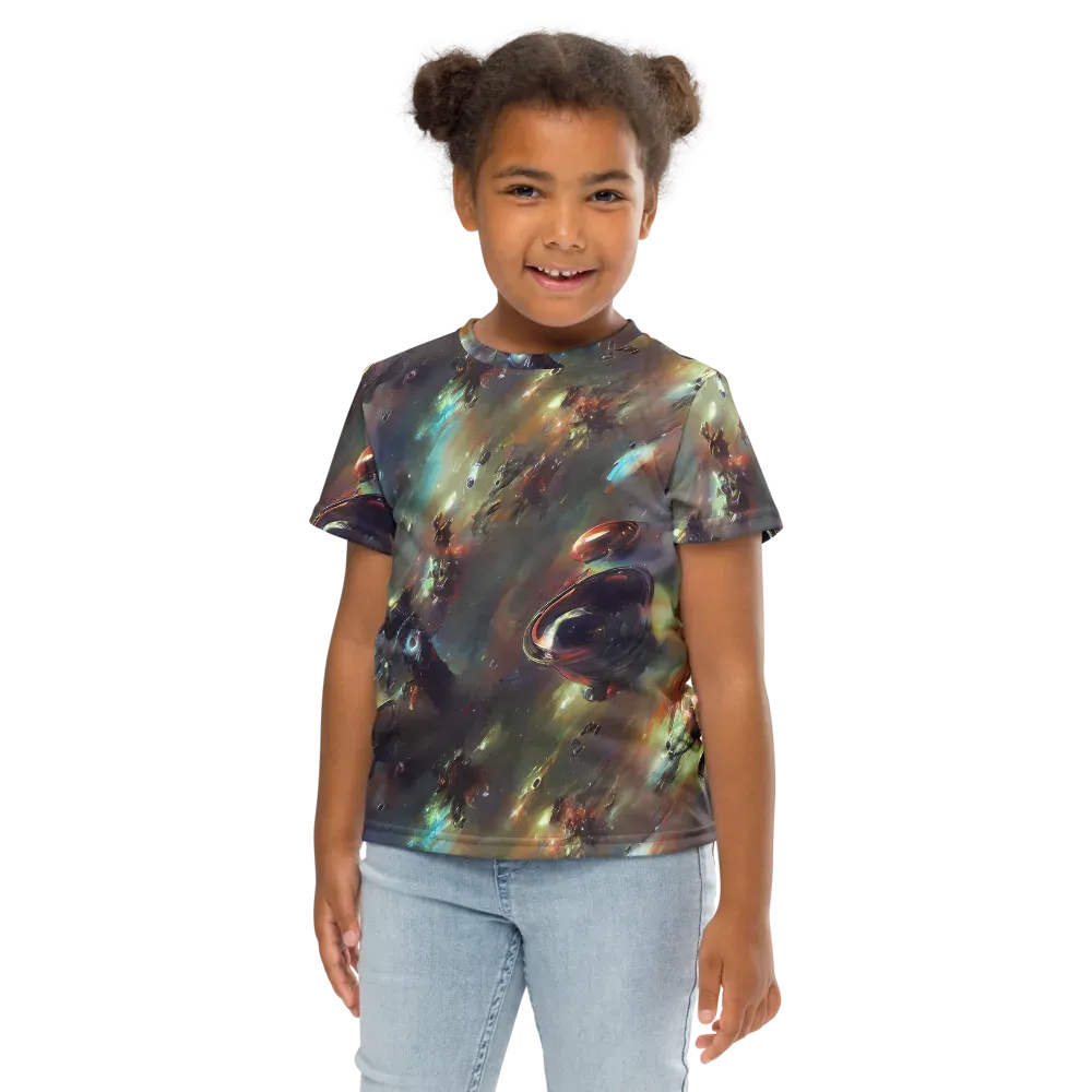 Chaos Crescendo on Kids Crew Neck T-Shirt — Front