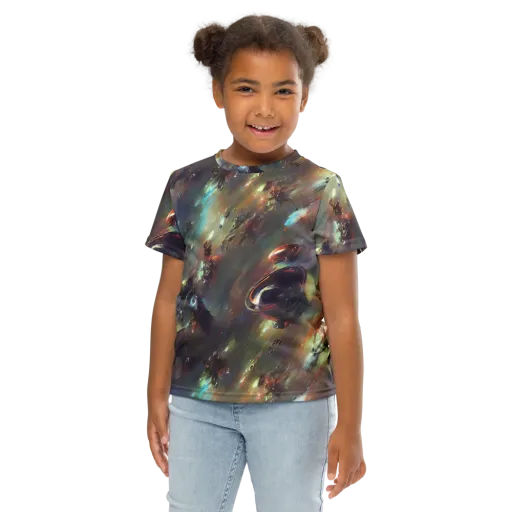 Chaos Crescendo on a Kids Crew Neck T-Shirt