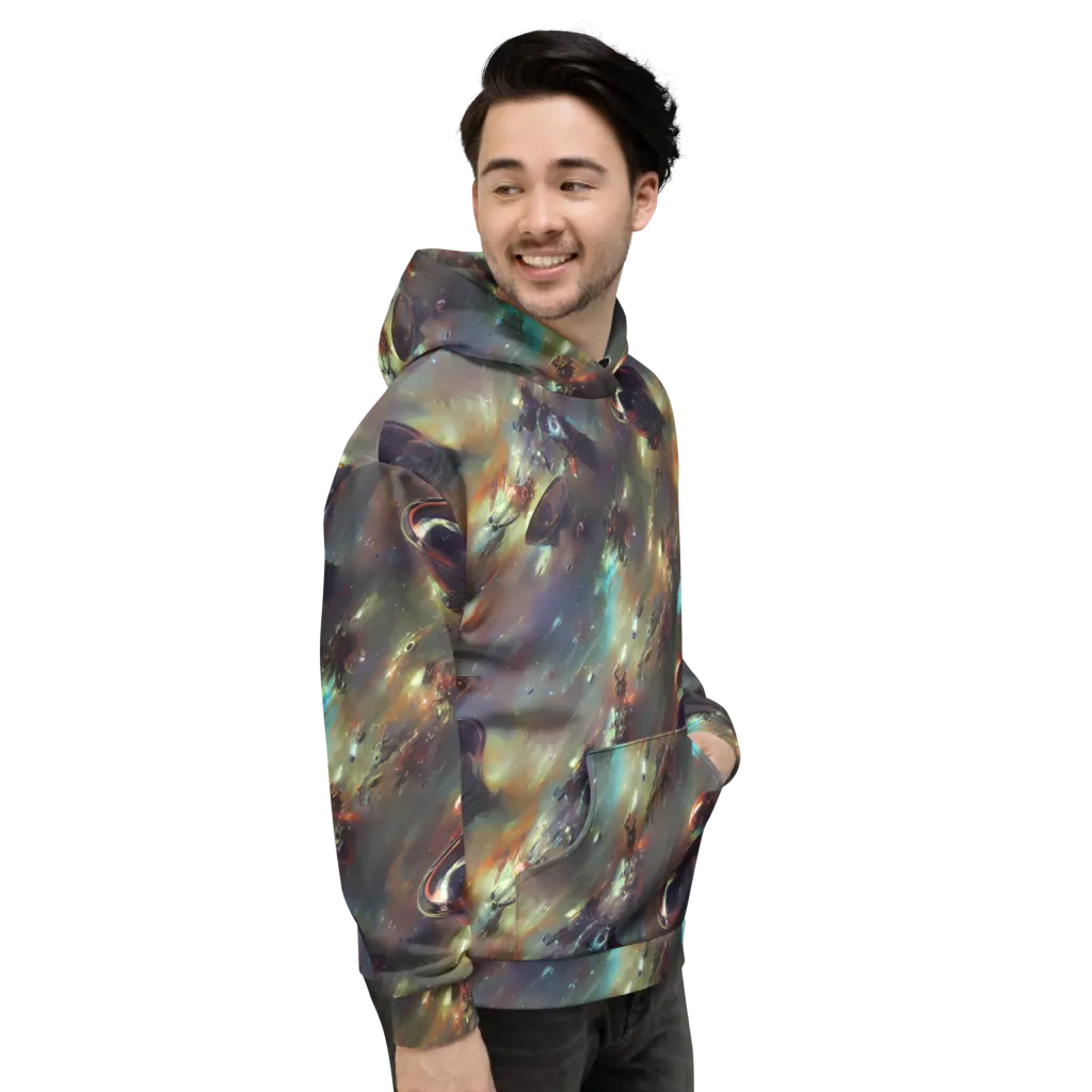 Chaos Crescendo on Hoodie — Right