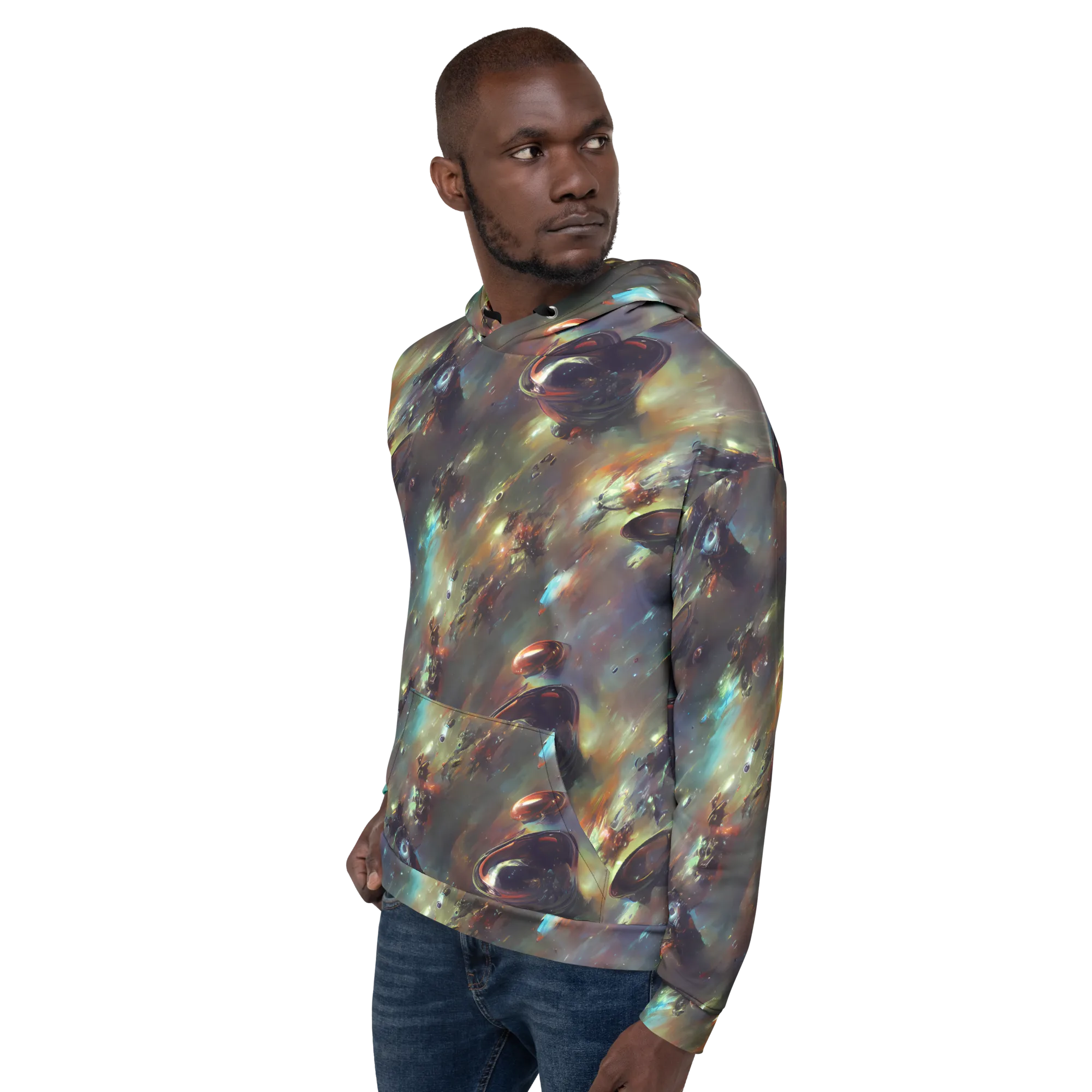Chaos Crescendo on Hoodie — Left