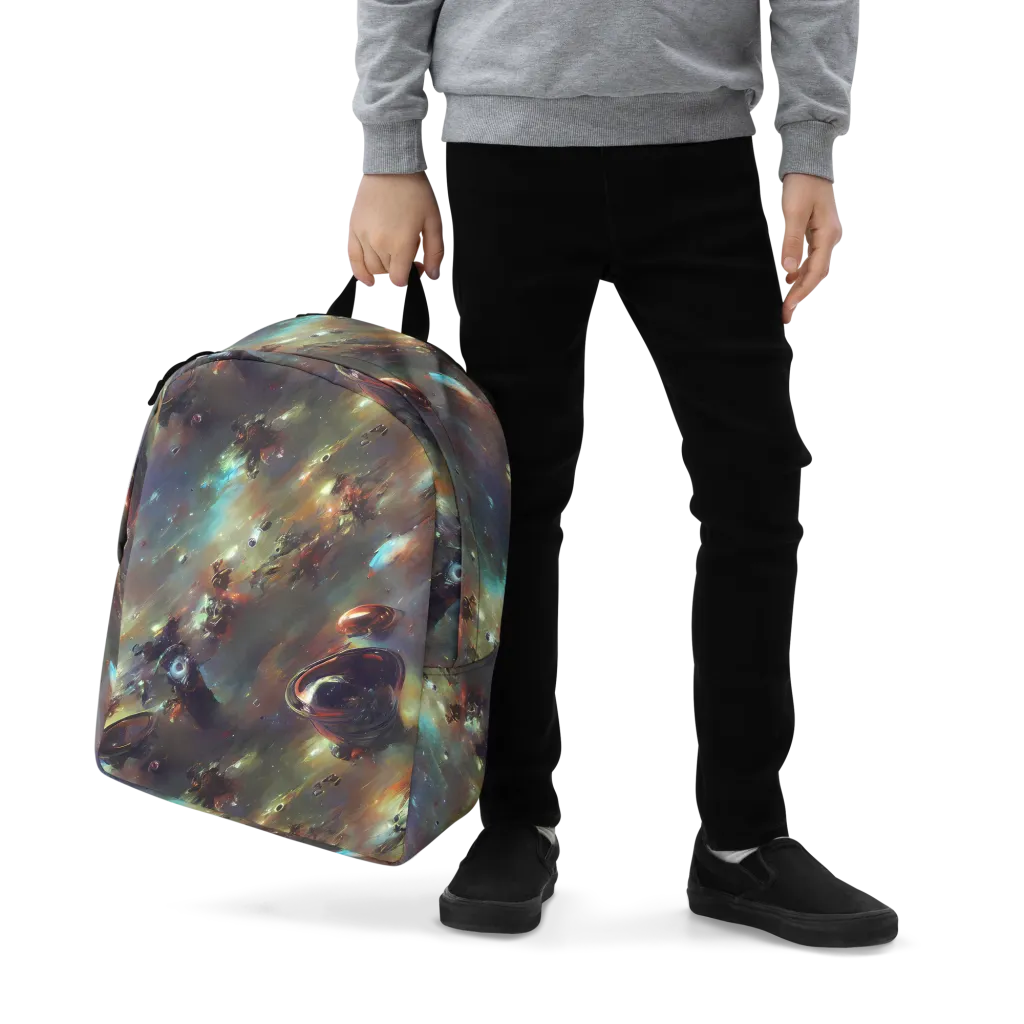 Chaos Crescendo on Minimalist Backpack — Zoomed-in