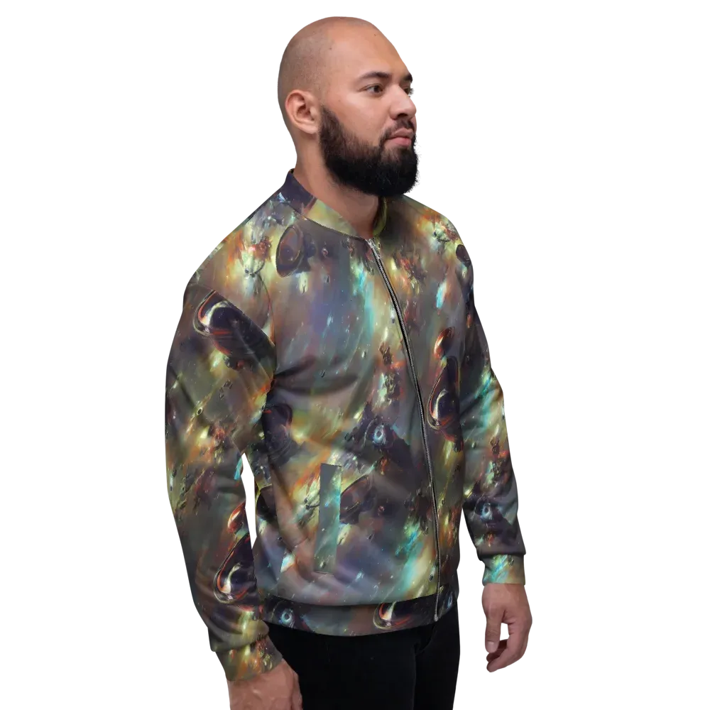 Chaos Crescendo on Bomber Jacket — Right