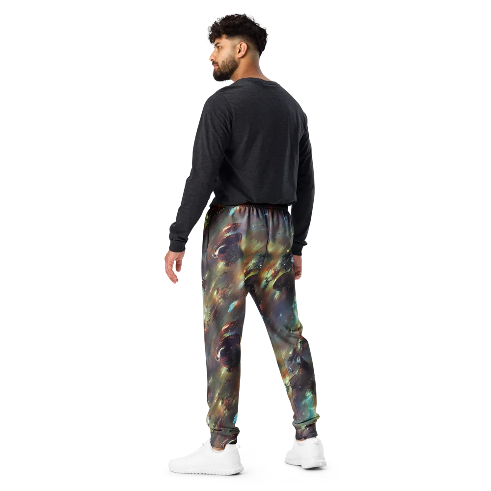 Chaos Crescendo on Men's Joggers — Back