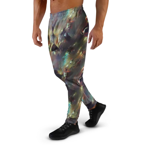 Chaos Crescendo on a Men's Joggers