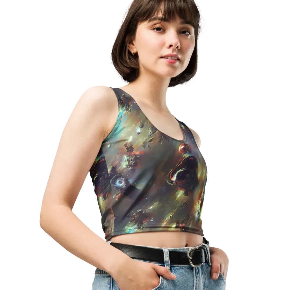 Chaos Crescendo on Crop Top — Right Front