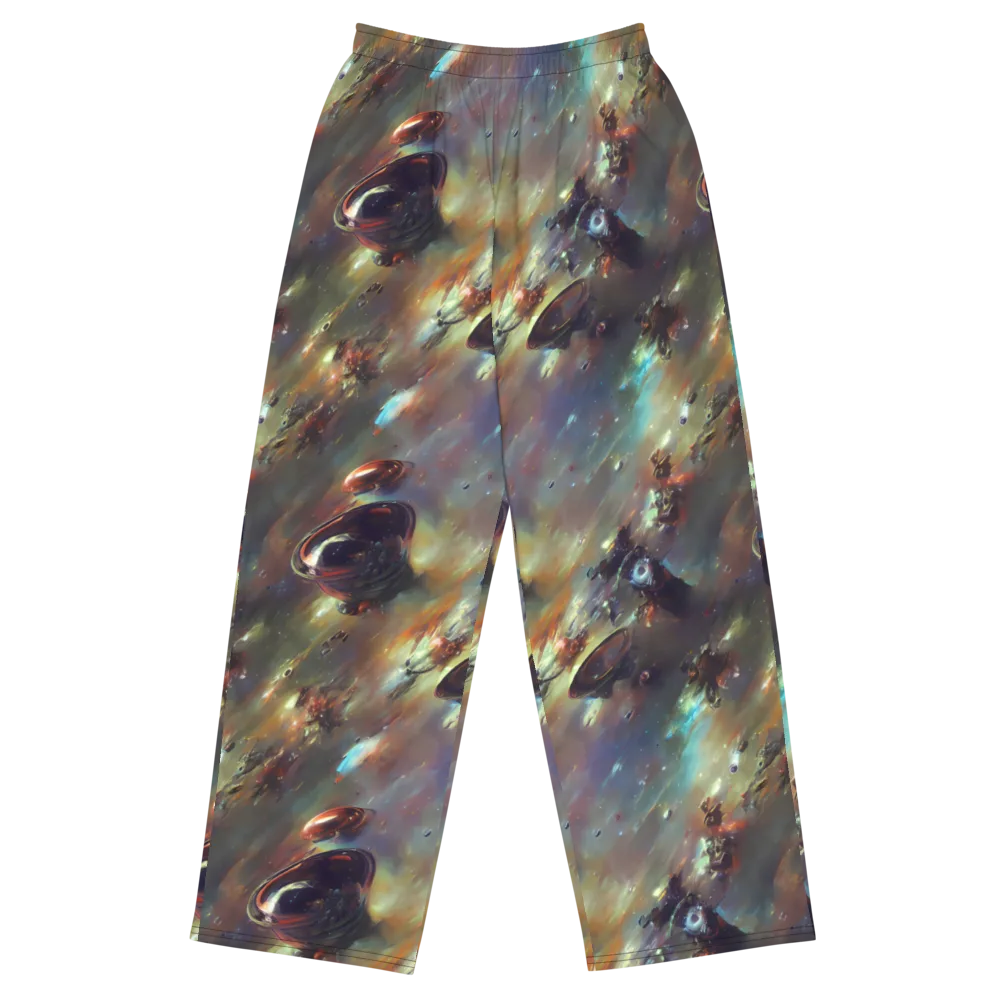 Chaos Crescendo on Wide-Leg Pants — Front