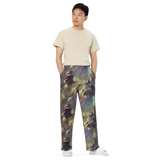 Chaos Crescendo on a Wide-Leg Pants