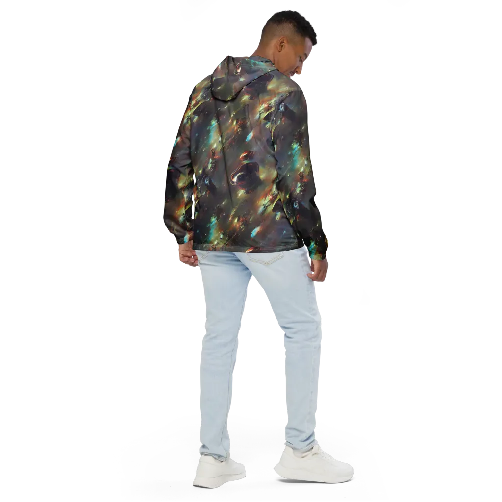 Chaos Crescendo on Men's Windbreaker — Back