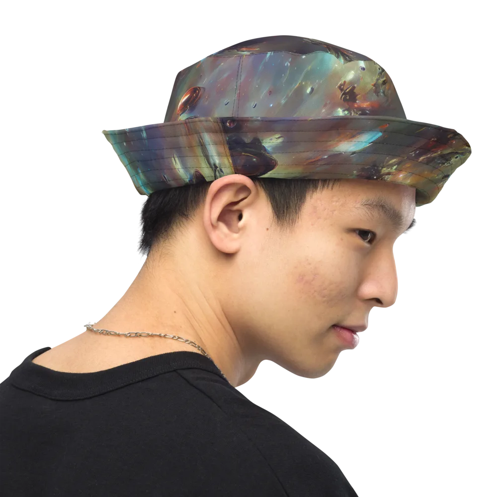 Chaos Crescendo on Reversible Bucket Hat — Right Outside