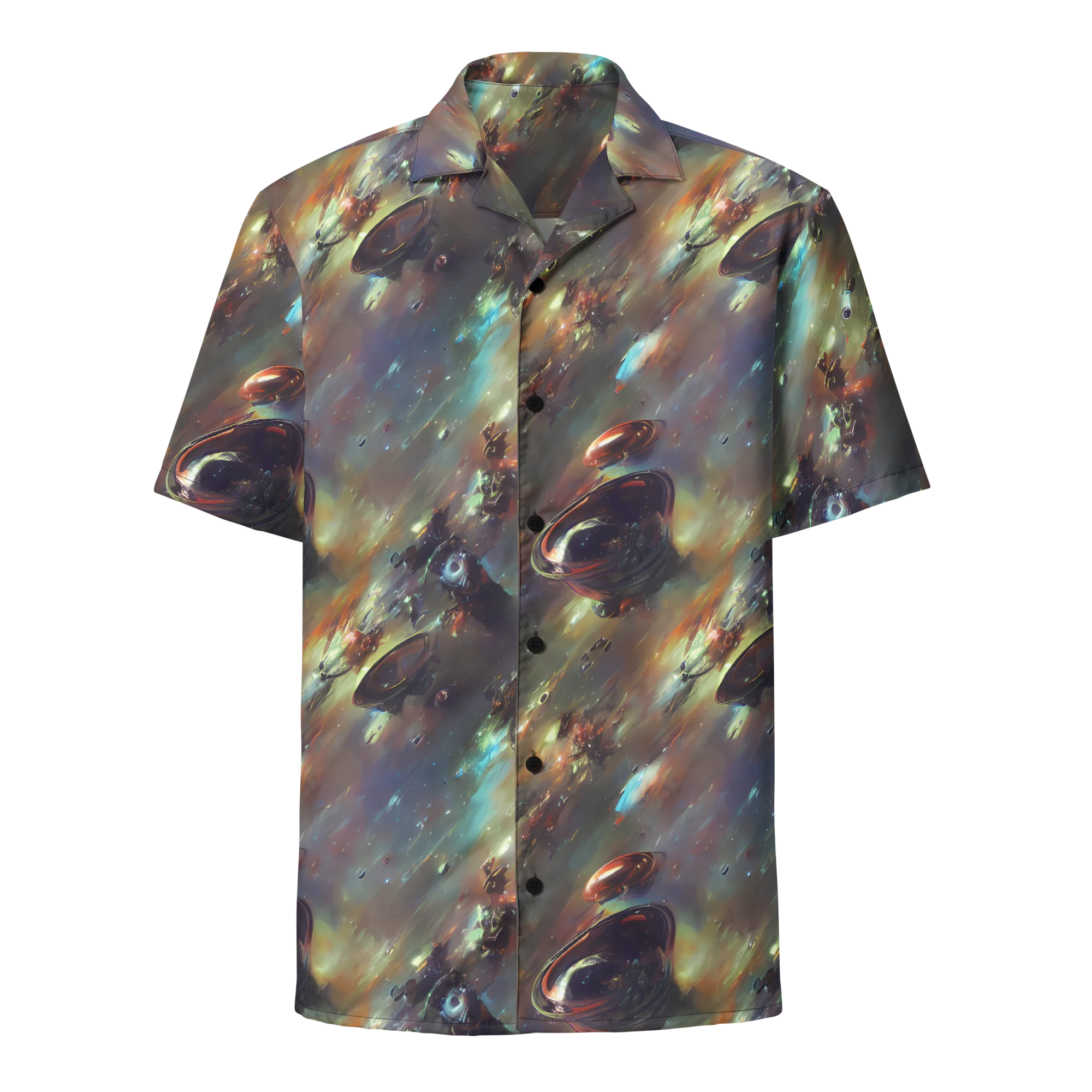 Chaos Crescendo on Button Shirt — Front