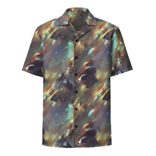 Chaos Crescendo on a Button Shirt