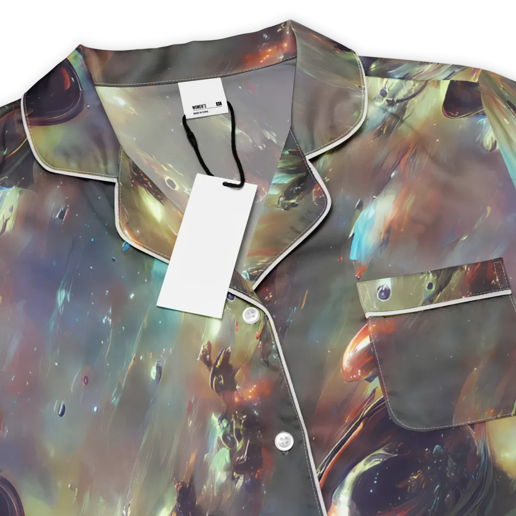 Chaos Crescendo on Women's Short Sleeve Pajama Top — Product details