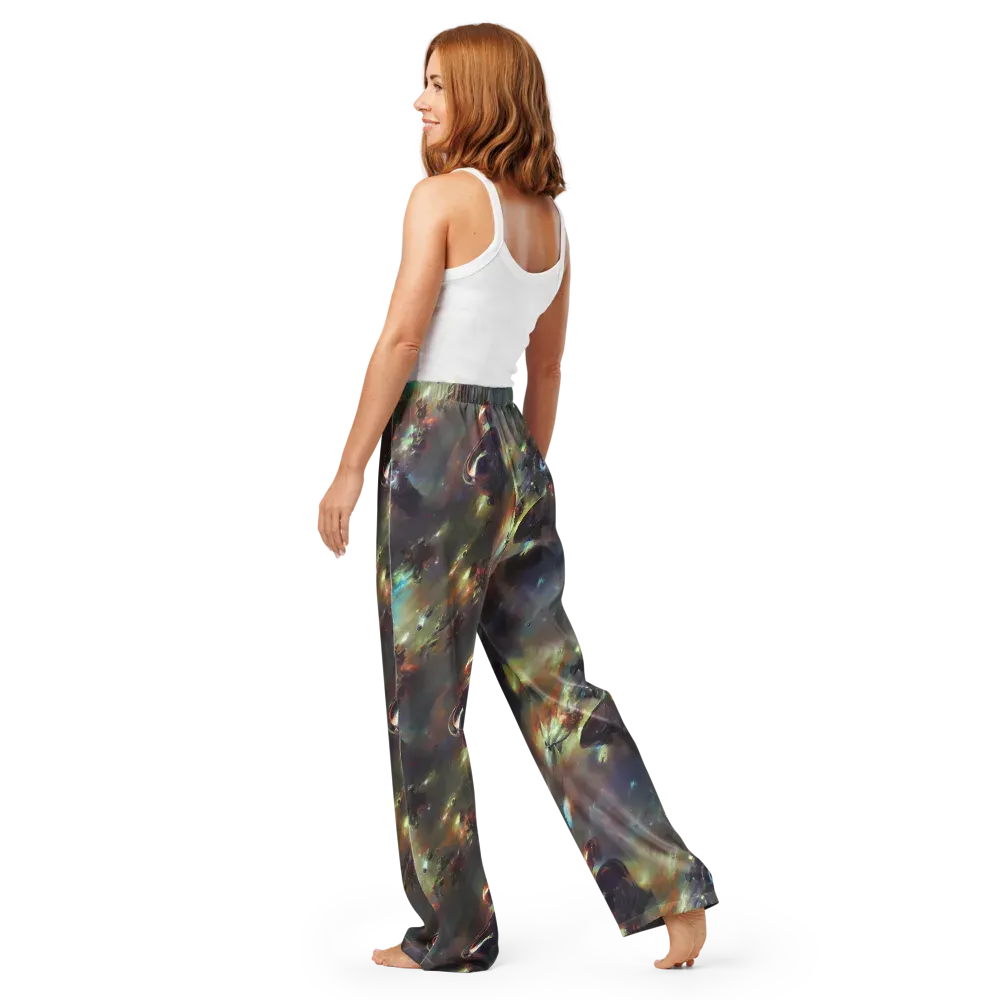 Chaos Crescendo on Women's Pajama Pants — Back