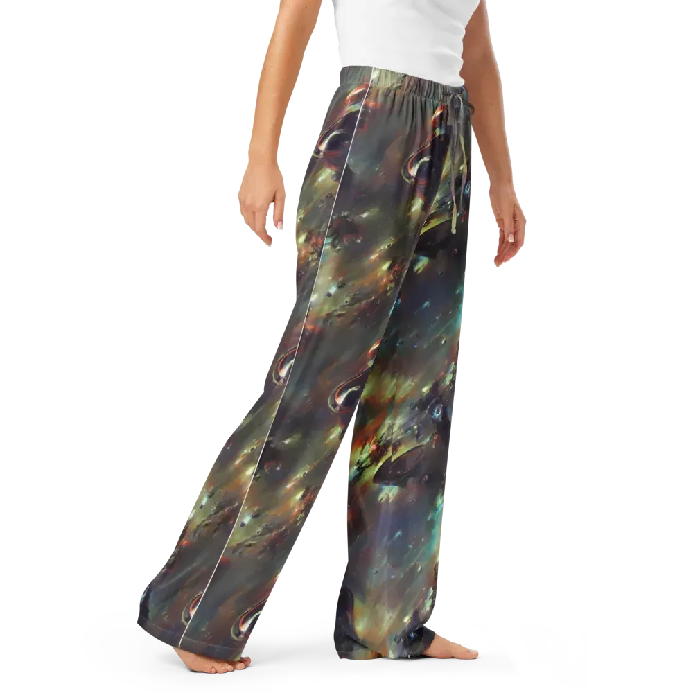 Chaos Crescendo on Women's Pajama Pants — Right Front