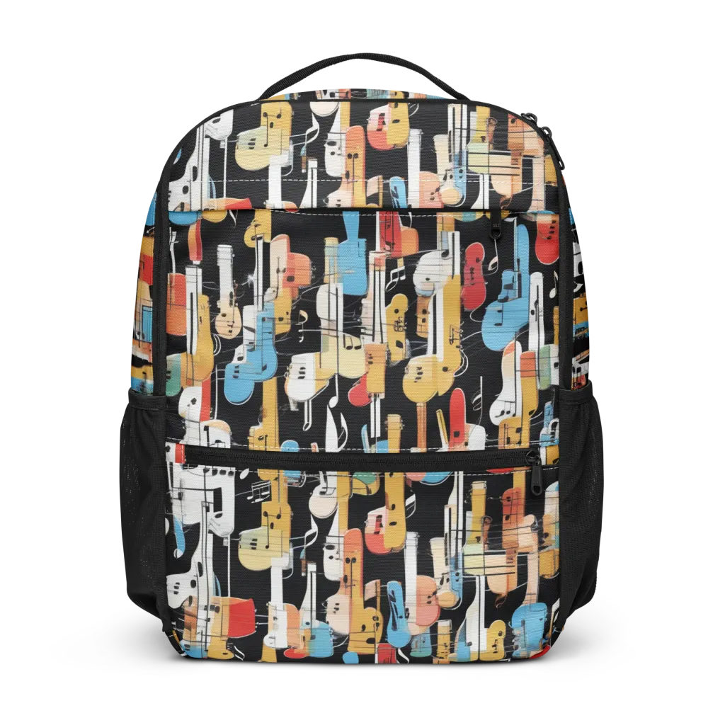 Jazz Mosaic on Utility Backpack — Front
