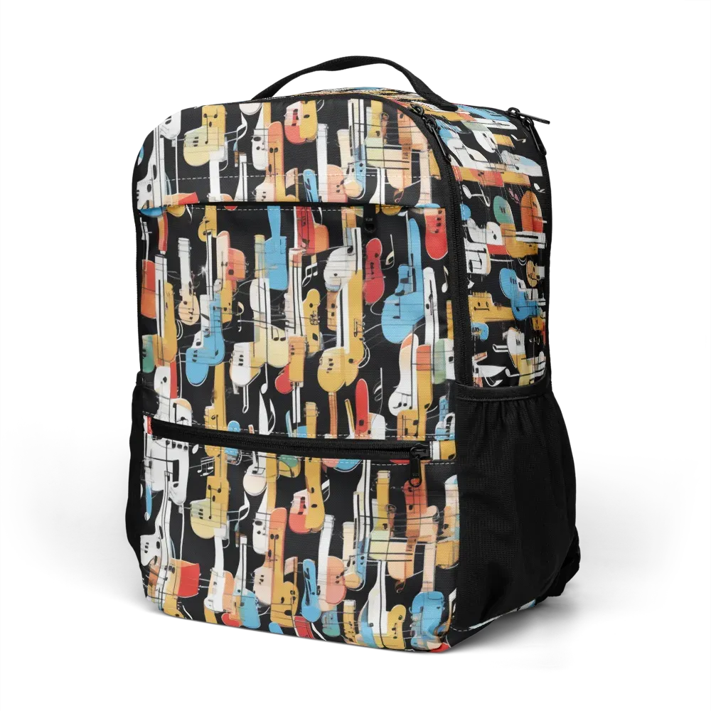 Jazz Mosaic on Utility Backpack — Left Front