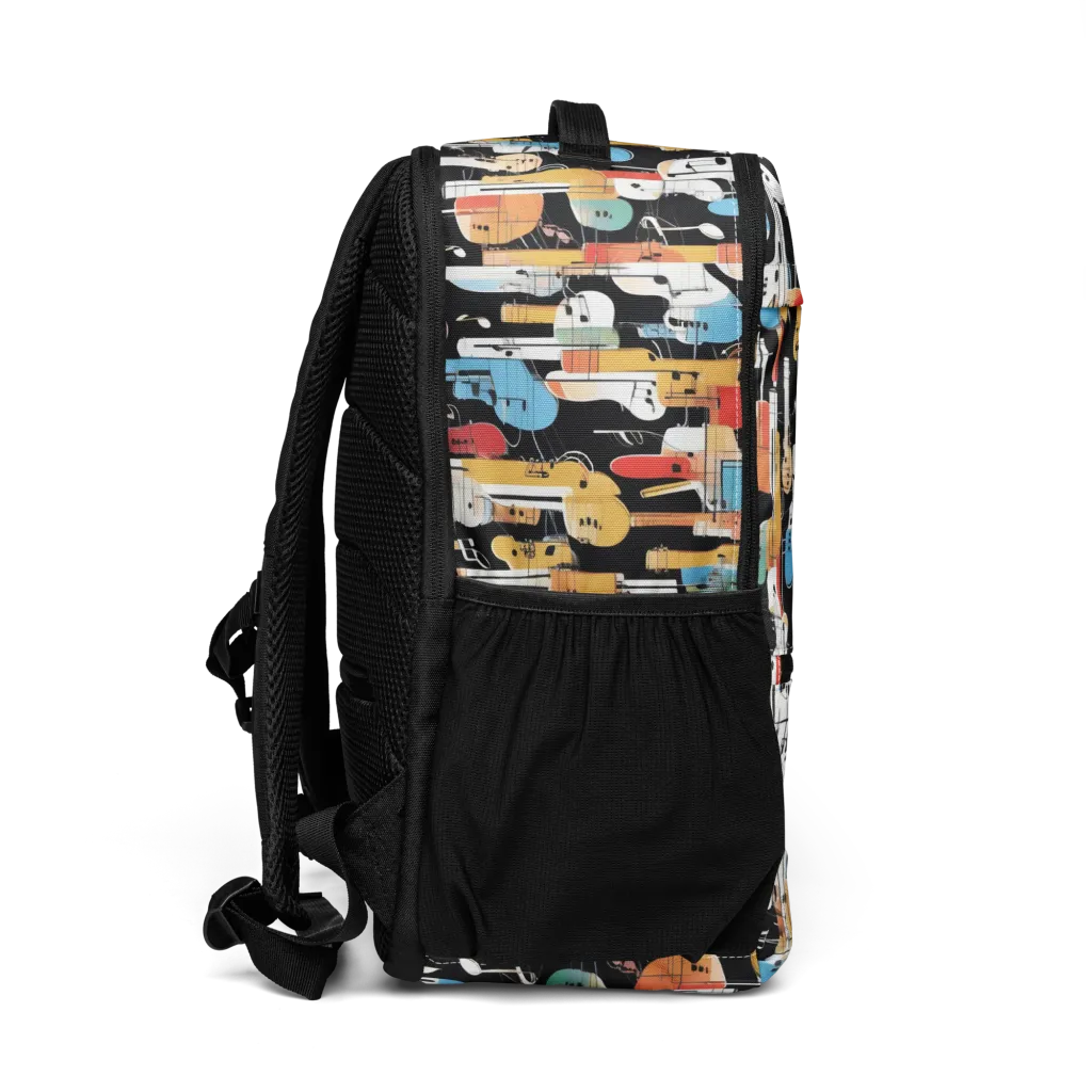 Jazz Mosaic on Utility Backpack — Right