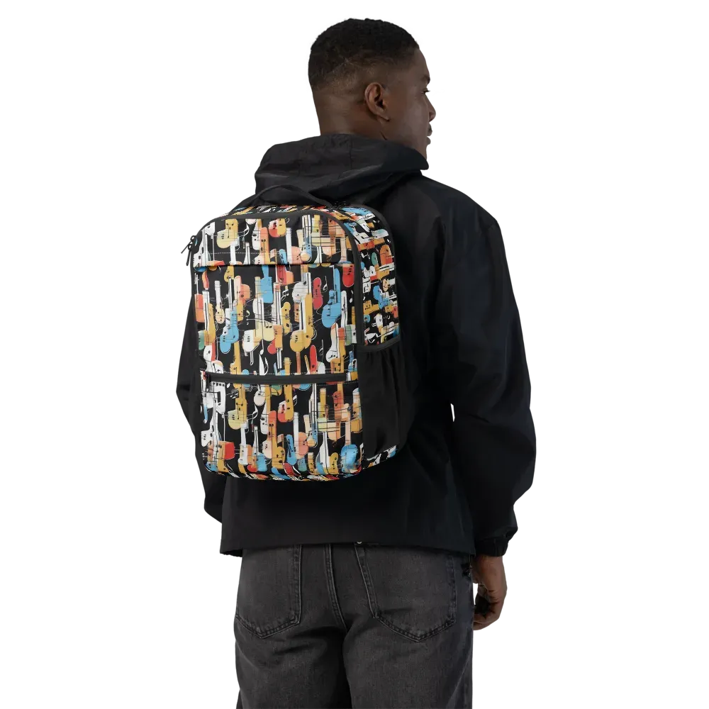 Jazz Mosaic on Utility Backpack — Back