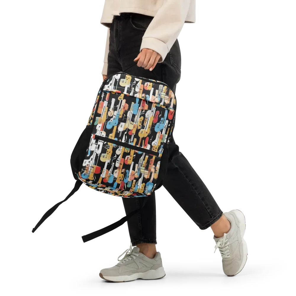 Jazz Mosaic on Utility Backpack — Front
