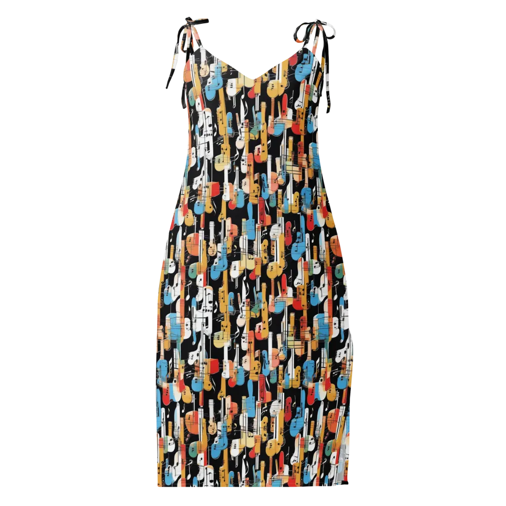 Jazz Mosaic on Slip Dress — Front