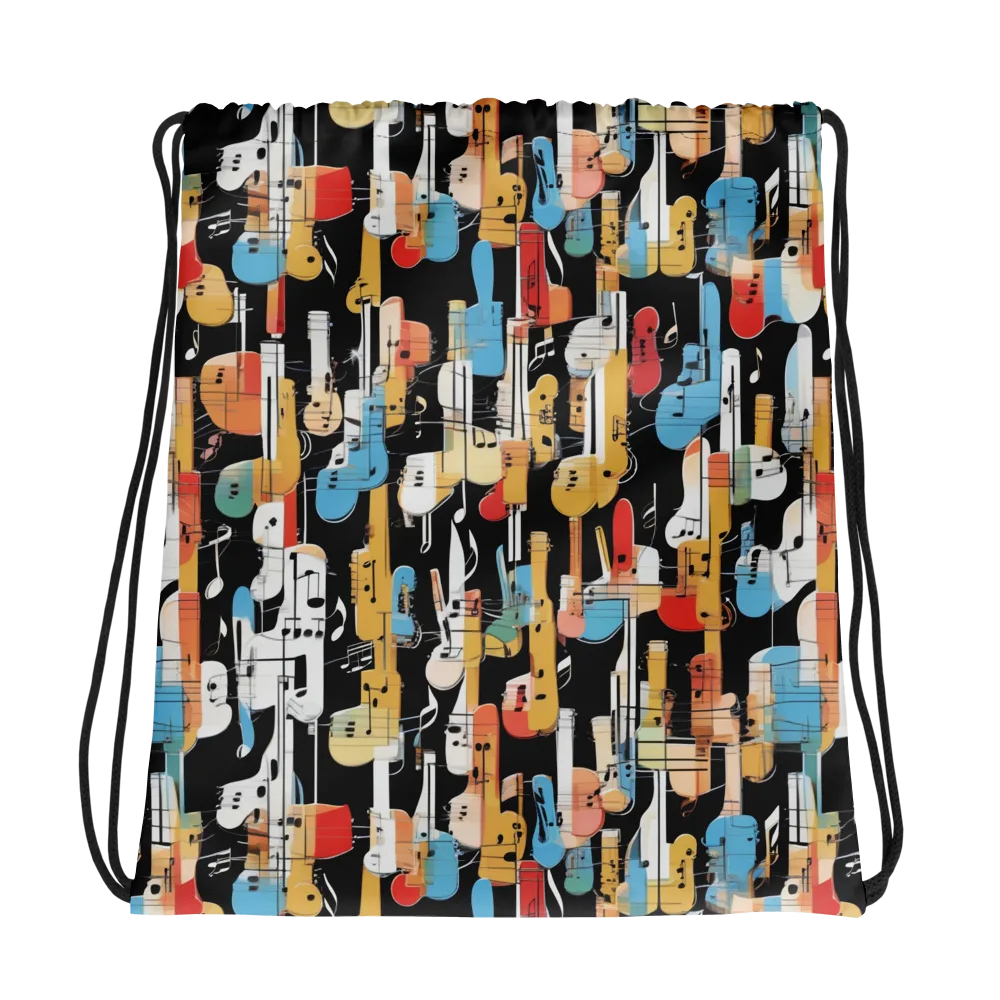 Jazz Mosaic on Drawstring Bag — Photo