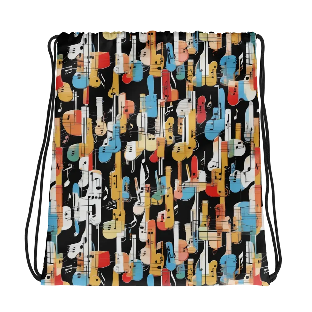 Jazz Mosaic on Drawstring Bag — Photo