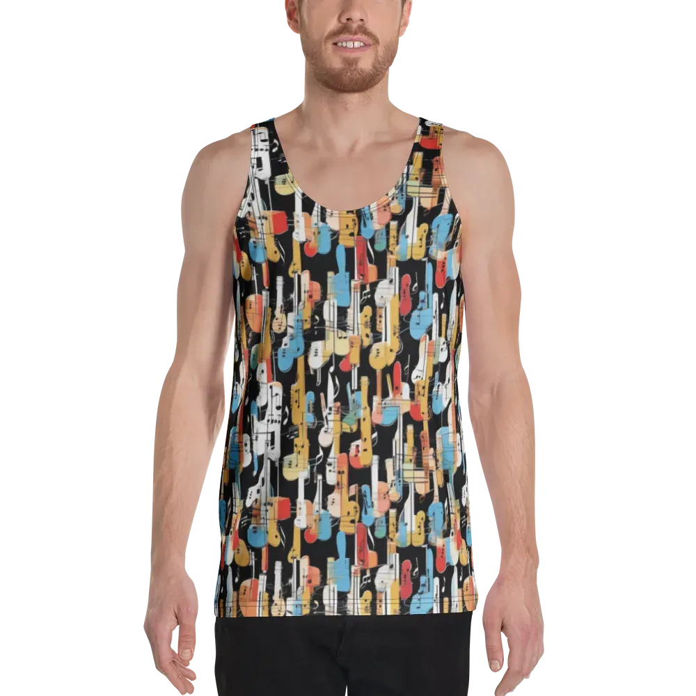 Jazz Mosaic on Men's Tank Top — Front