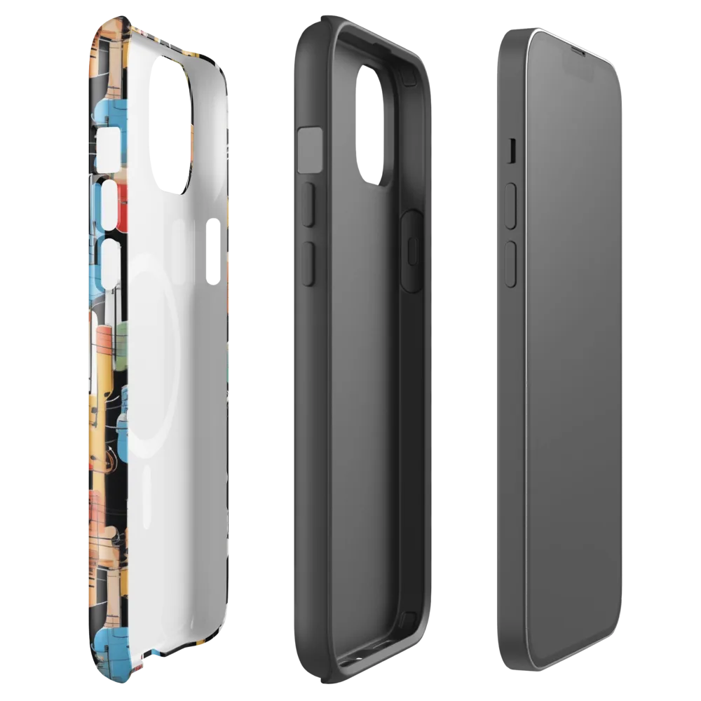 Jazz Mosaic on MagSafe Tough Case for iPhone® — Front