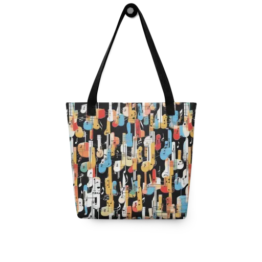 Jazz Mosaic on a Tote Bag