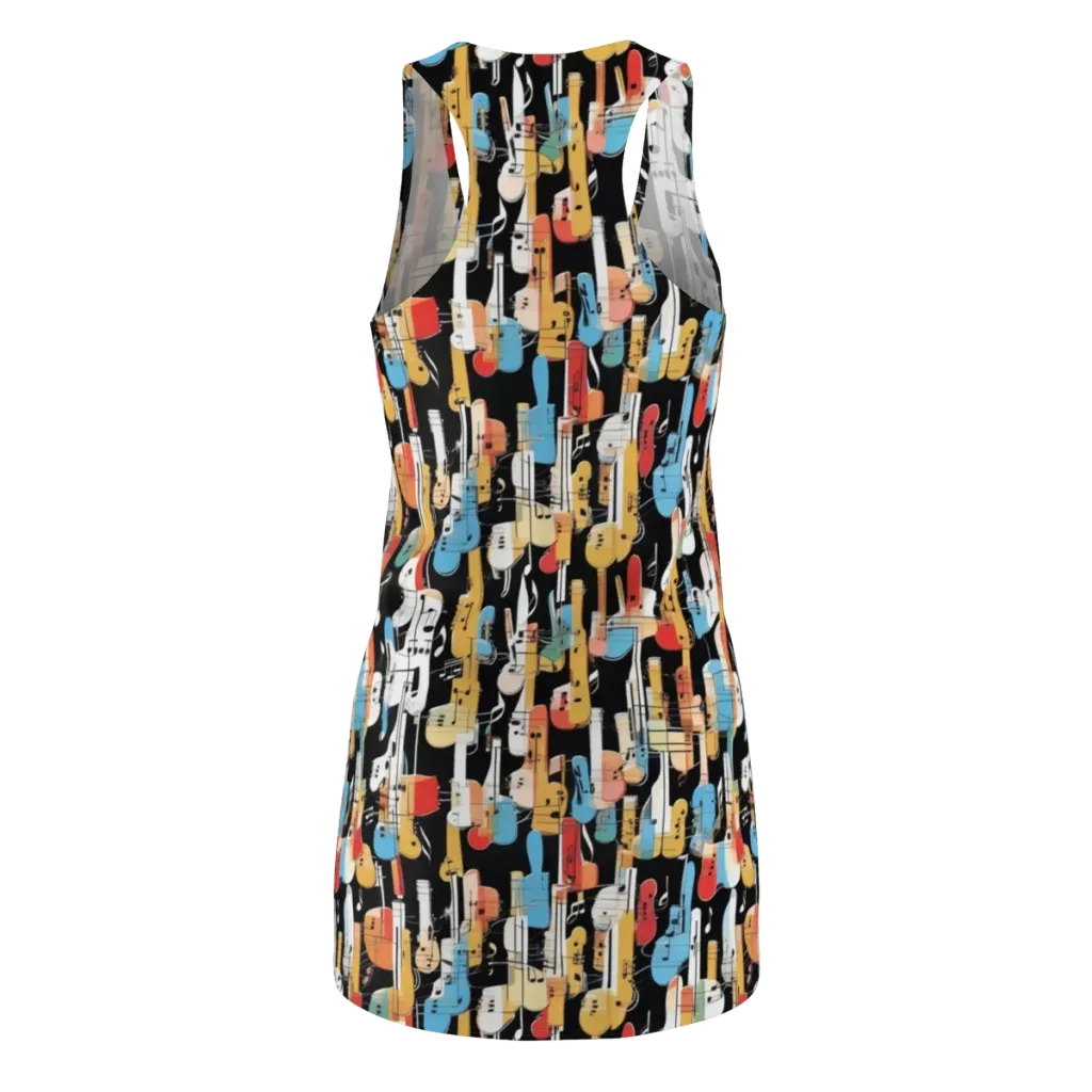 Jazz Mosaic on Racerback Dress — Back