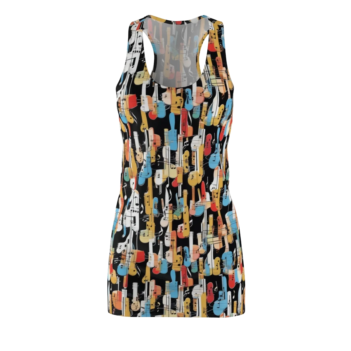 Jazz Mosaic on Racerback Dress — Front
