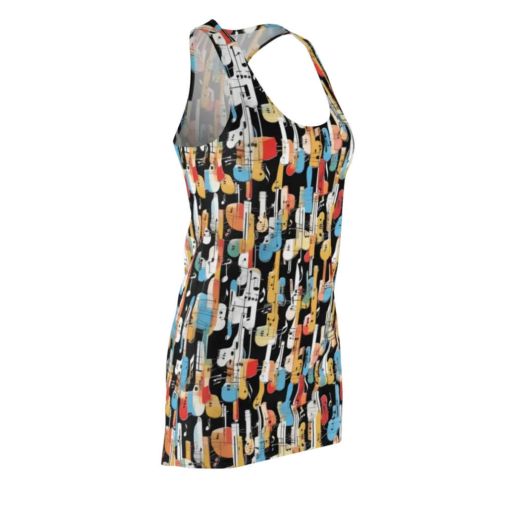 Jazz Mosaic on Racerback Dress — Front Side