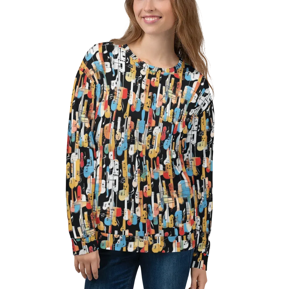 Jazz Mosaic on Sweatshirt — Front