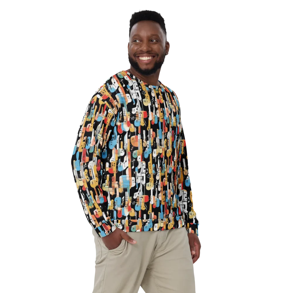 Jazz Mosaic on Sweatshirt — Front