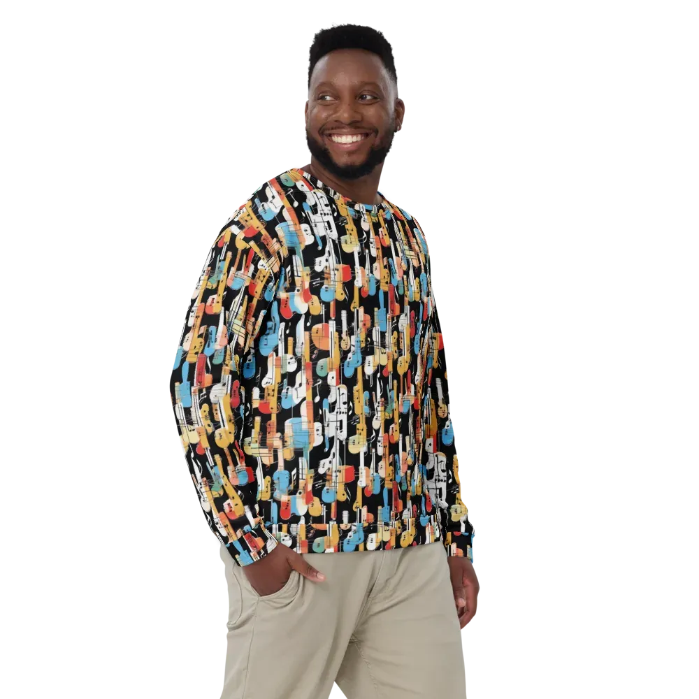 Jazz Mosaic on Sweatshirt — Front