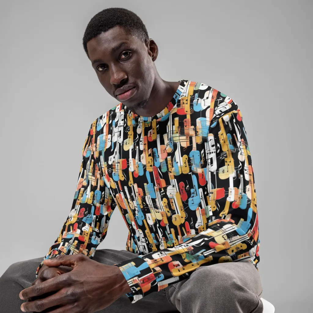 Jazz Mosaic on Sweatshirt — Front