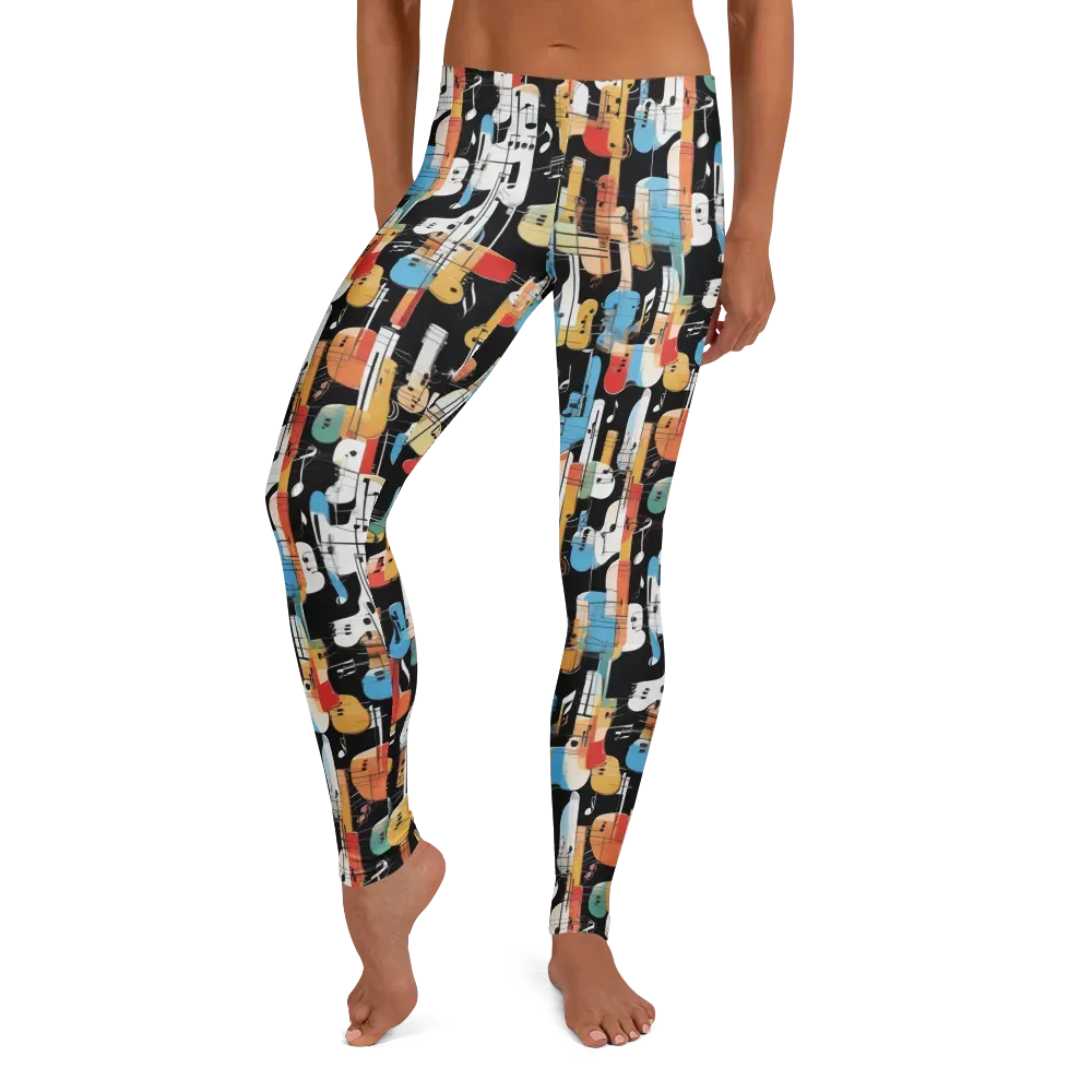 Jazz Mosaic on Leggings — Front