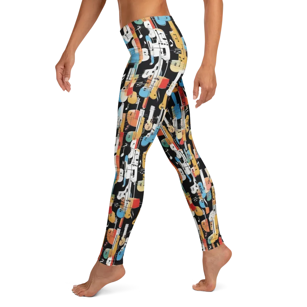 Jazz Mosaic on Leggings — Left