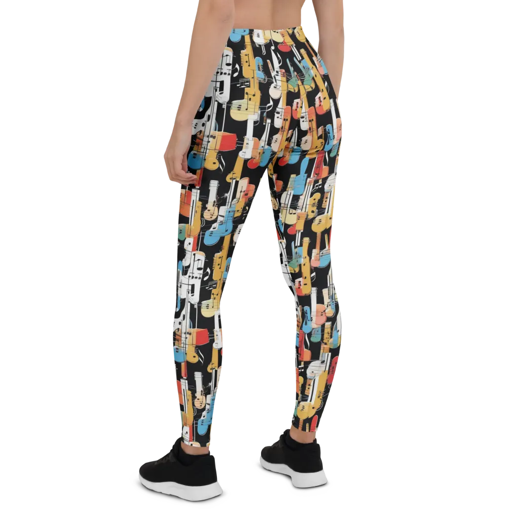 Jazz Mosaic on Leggings — Back