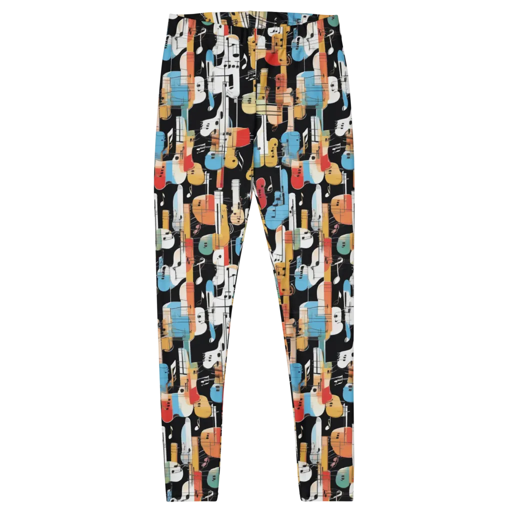 Jazz Mosaic on Leggings — Front