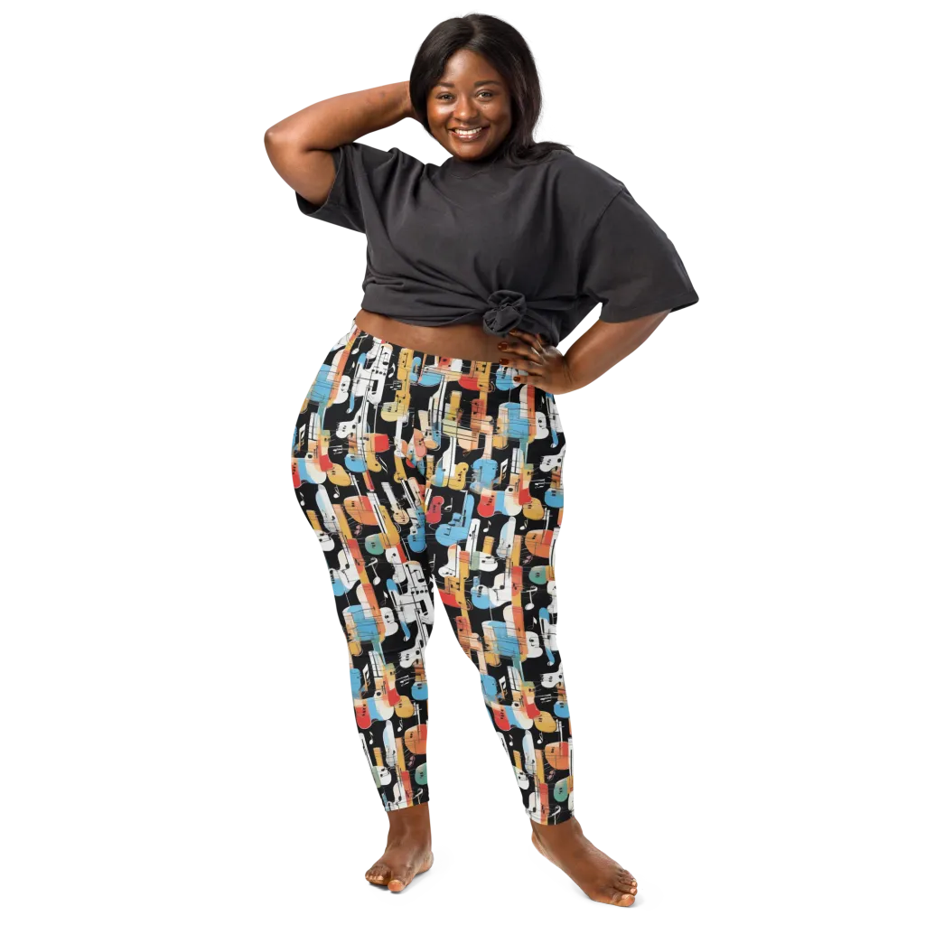 Jazz Mosaic on Leggings — Front