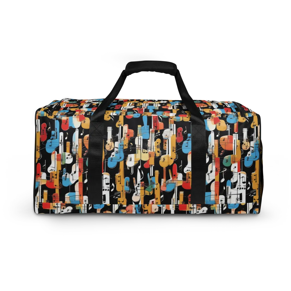 Jazz Mosaic on Duffle Bag — Back