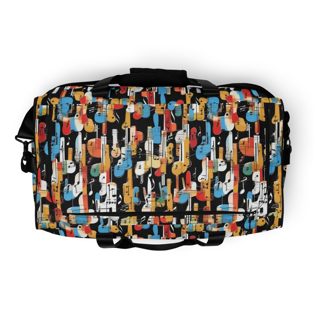 Jazz Mosaic on Duffle Bag — Top