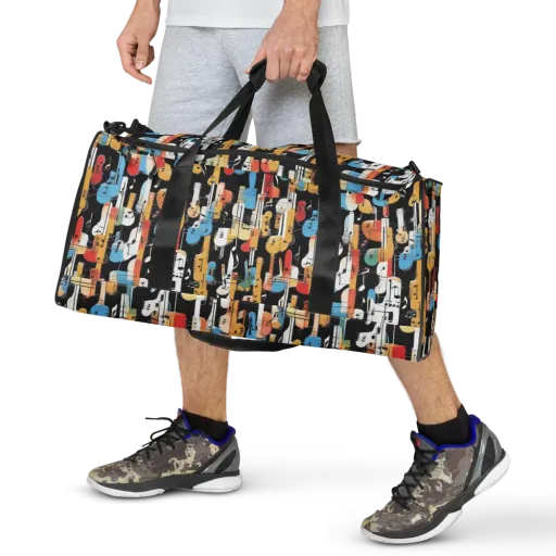 Jazz Mosaic on a Duffle Bag
