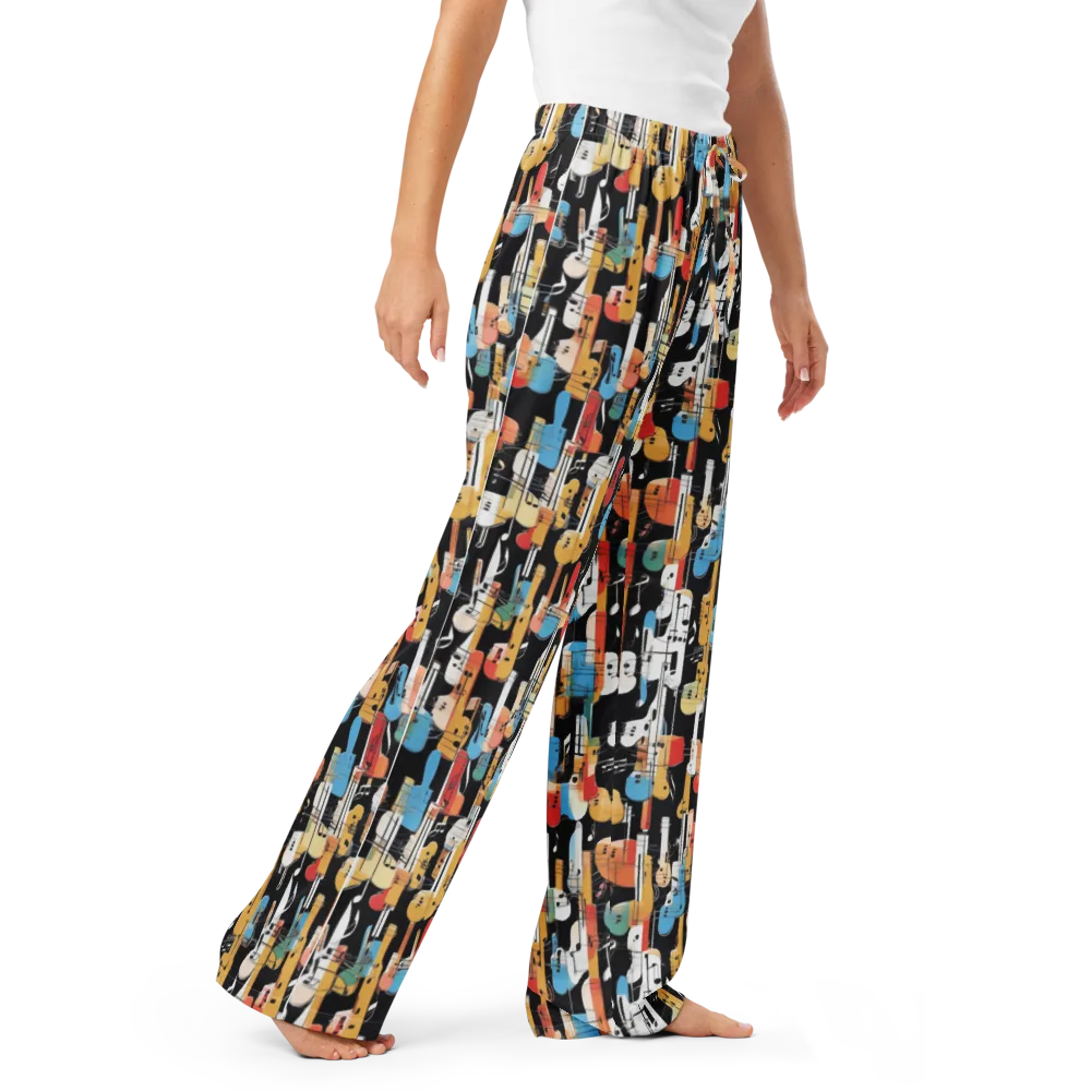 Jazz Mosaic on Women's Pajama Pants — Right Front