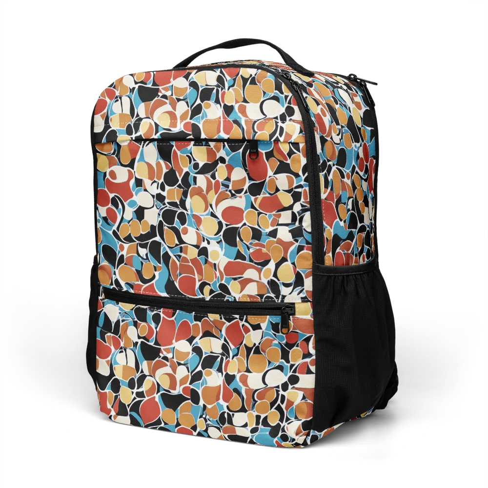 Terrazzo Pulse on Utility Backpack — Left Front