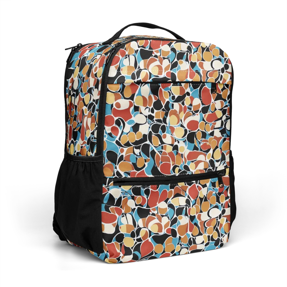 Terrazzo Pulse on Utility Backpack — Right Front