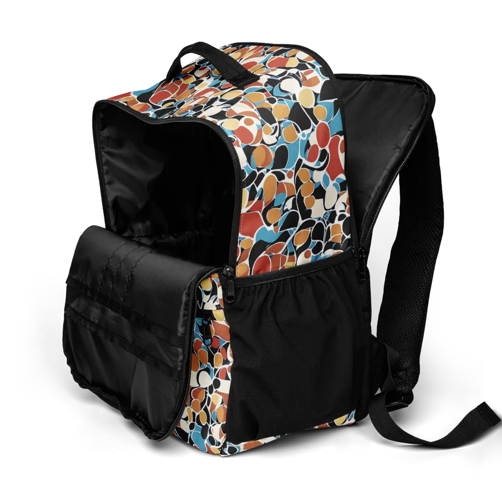 Terrazzo Pulse on Utility Backpack — Product details 2