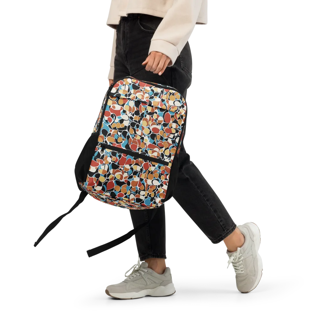 Terrazzo Pulse on Utility Backpack — Front